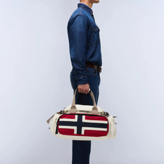 Napapijri Nadir NP0A88VD Borsone Uomo Beige Dimity