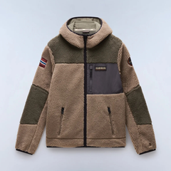 Napapijri Yupik NP0A4GNS Felpa in Pile Uomo CB MCD