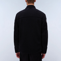 Napapijri Yupik NP0A4GNT Felpa in Pile Uomo Black