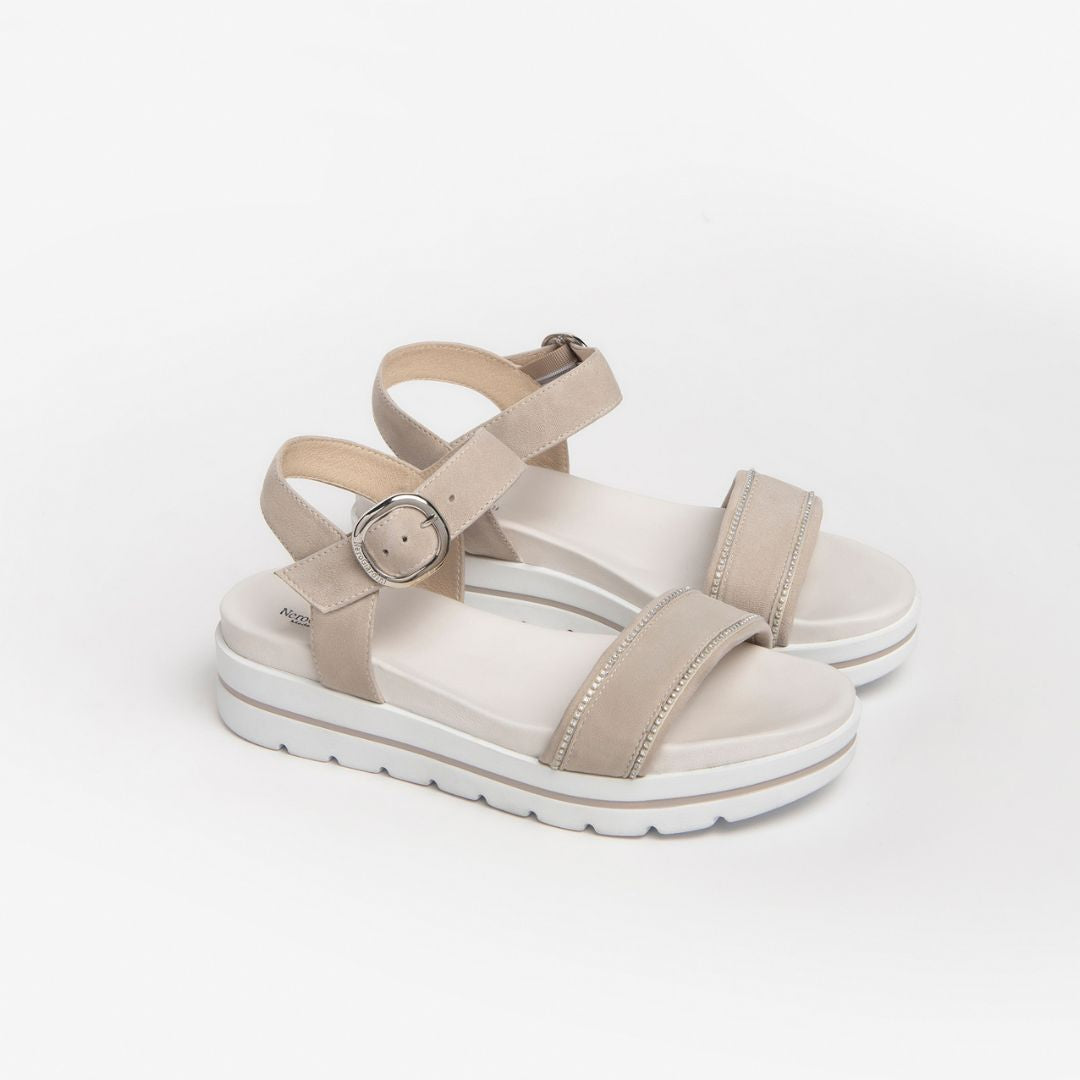 NeroGiardini E307813D Sandalo Nebbia