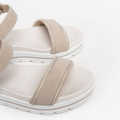 NeroGiardini E307813D Sandalo Nebbia