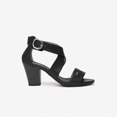NeroGiardini Sandalo in Pelle Nero
