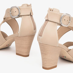 NeroGiardini Sandalo in Pelle Sabbia