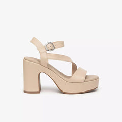 NeroGiardini Sandalo in Pelle Lino