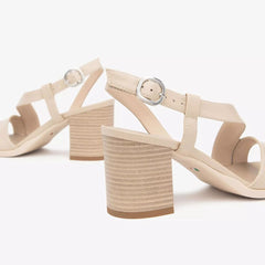 NeroGiardini Sandalo in Pelle Lino