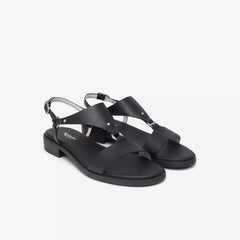NeroGiardini Sandalo in Pelle Nero