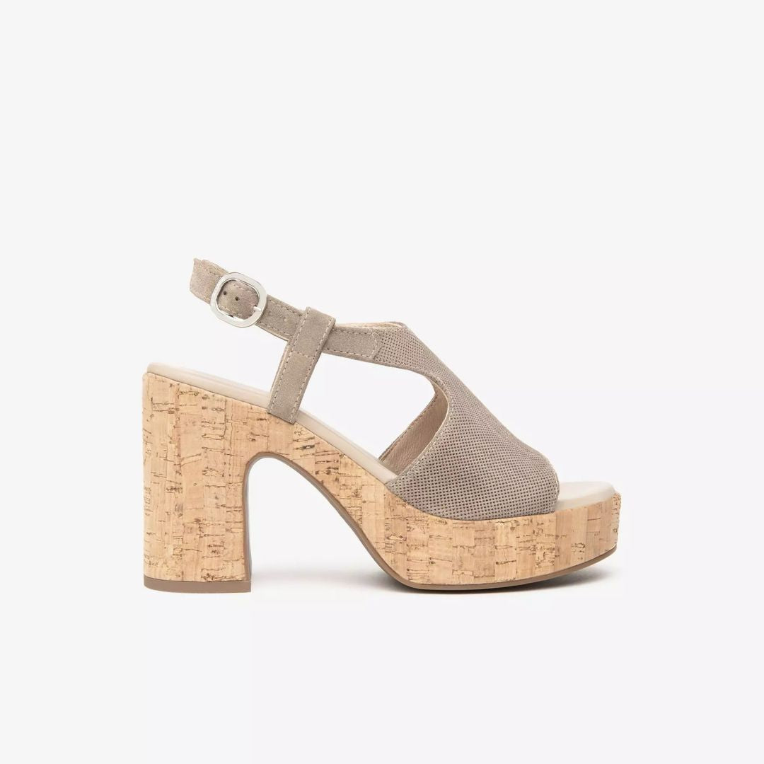 NeroGiardini Sandalo Velour Creta