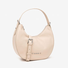 NeroGiardini Borsa Hobo in Pelle Lino