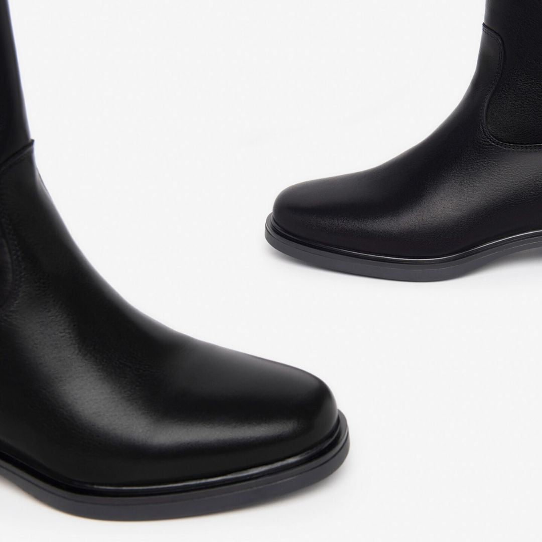 NeroGiardini Stivale Nero in Pelle