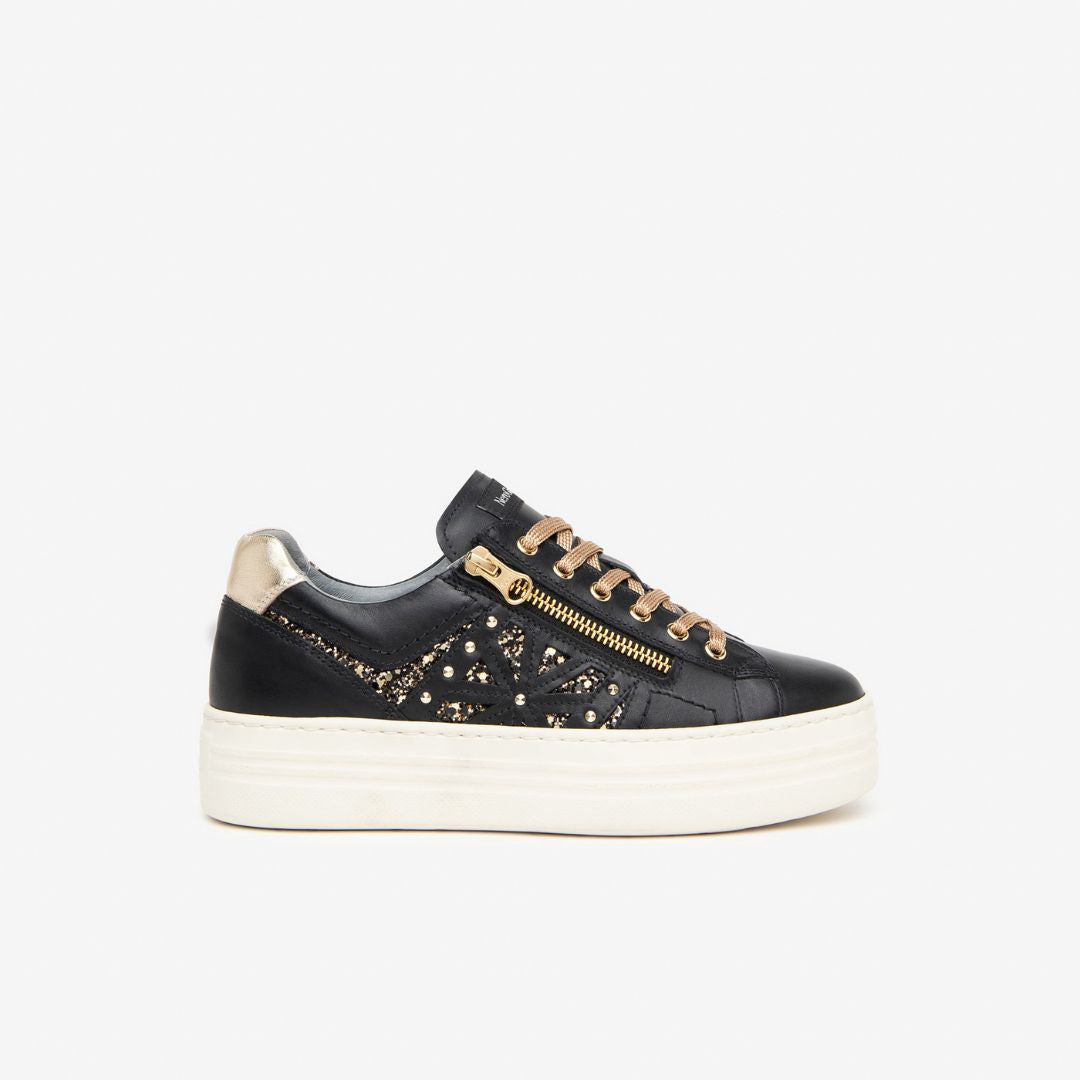 NeroGiardini Sneakers Glitter Nere