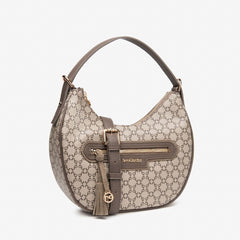 NeroGiardini I544062D Borsa Hobo Donna Ecru