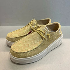 Pitas Sneakers Bloom Mostaza