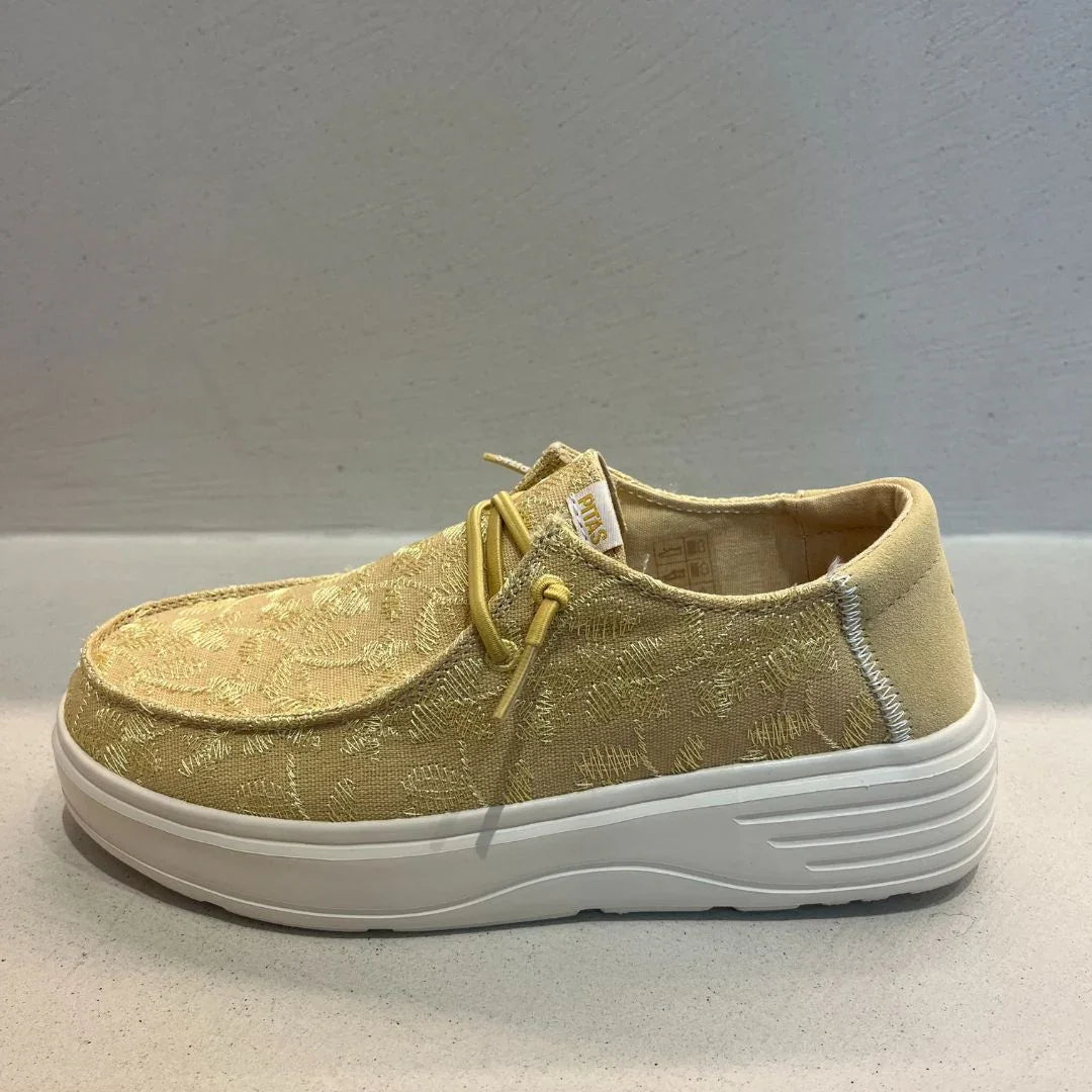 Pitas Sneakers Bloom Mostaza