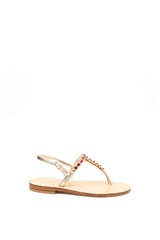 Positano 1042 Sandalo Platino