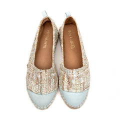 Pregunta Espadrillas Boucle Azzurro