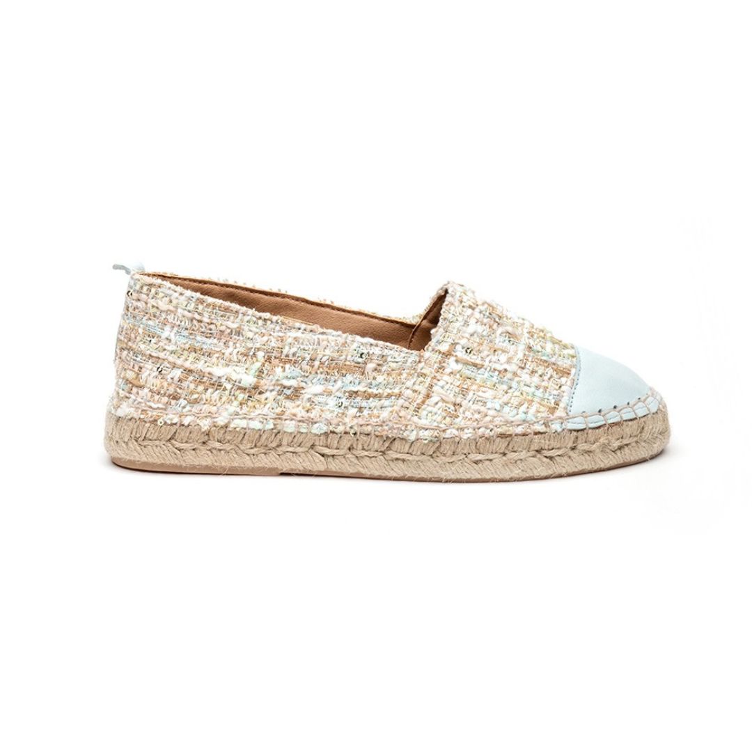 Pregunta Espadrillas Boucle Azzurro