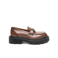 Pregunta Mocassino in Pelle Cognac