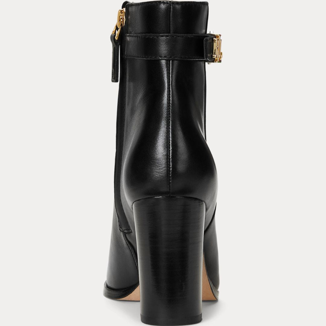 Ralph Lauren Stivaletto Bailey in Pelle Black