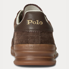 Polo Ralph Lauren Heritage Aera 809973707001 Sneakers in Camoscio Uomo Chocolat