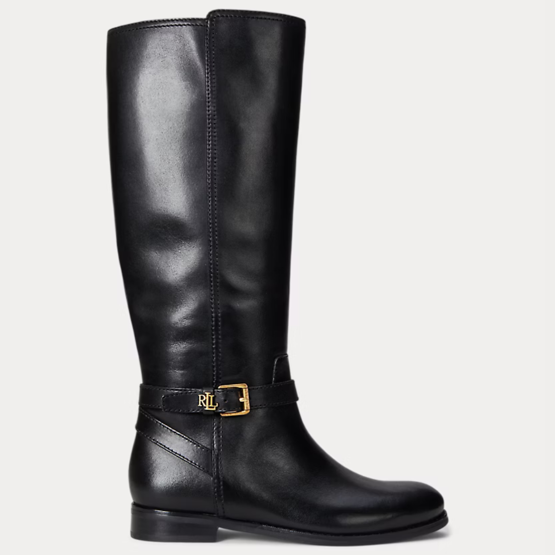 Ralph Lauren Brooke II 802967769001 Stivali Alti Donna Black