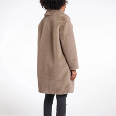 Rino & Pelle Geesje 7002512 Cappotto in Pelliccia Sintetica Donna Toffee