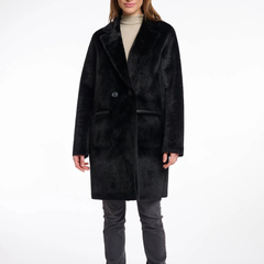 Rino & Pelle Ivon 7002512 Cappotto Reversibile Donna Black