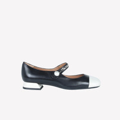 Roberto Festa Selene Décolleté Nappa Cream/Nappa Nero