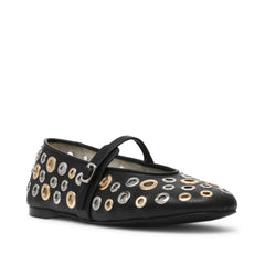 Steve Madden Ballerina Rejoice-S Nero Argento Oro
