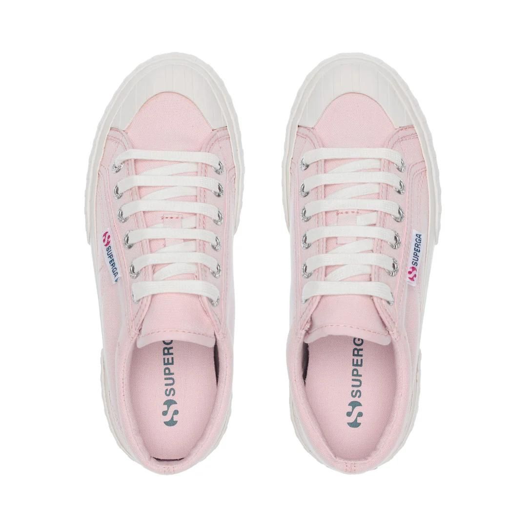Superga 2631 Stripe Platform Scarpe Pink Ish-FAvorio