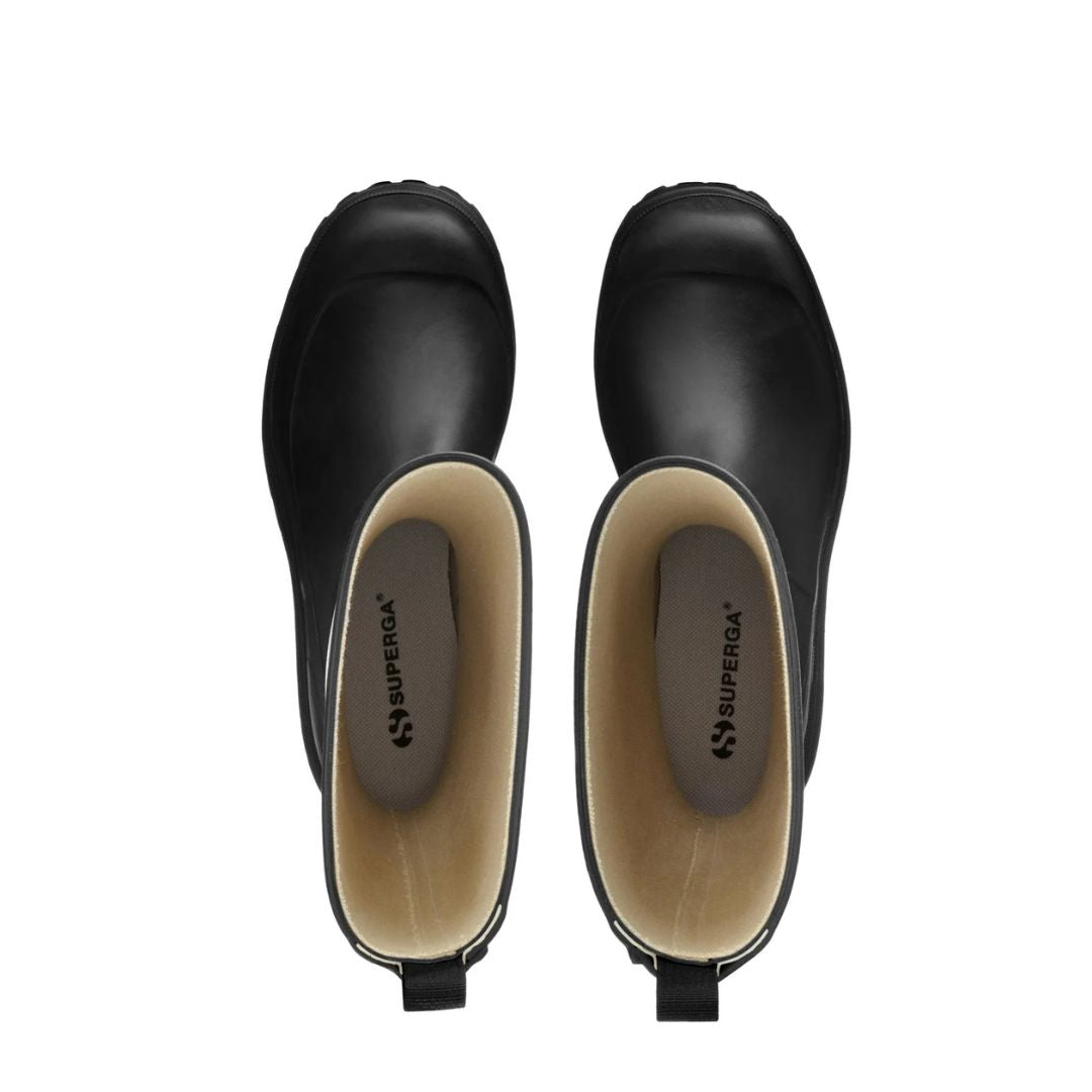 Superga 799 Stivale di Gomma Lettering Black