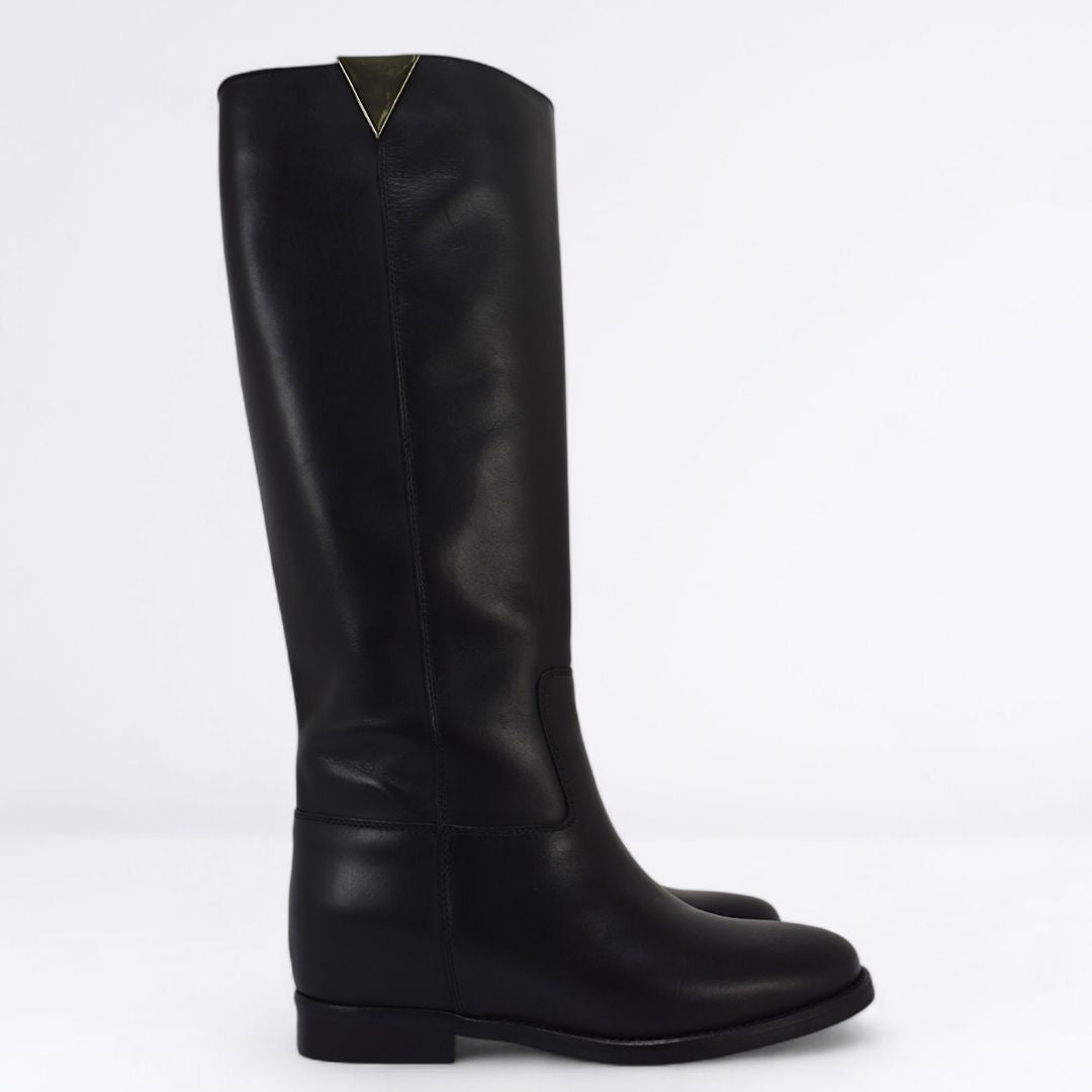 The Icona Stivale in Pelle Nero