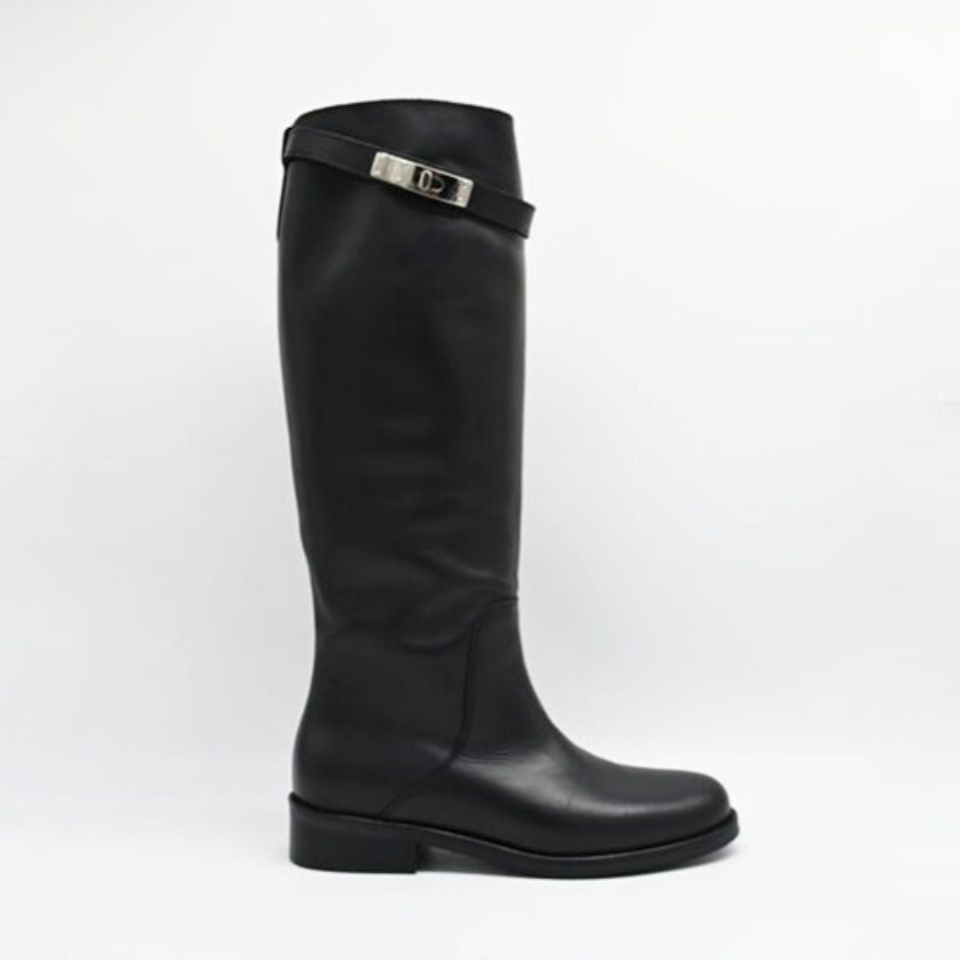 The Icona Stivale in Pelle Nero