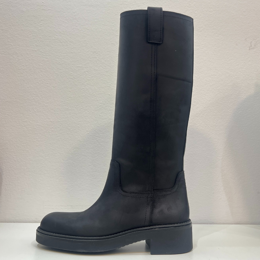 The Icona Polo 40 Stivali Donna Nero