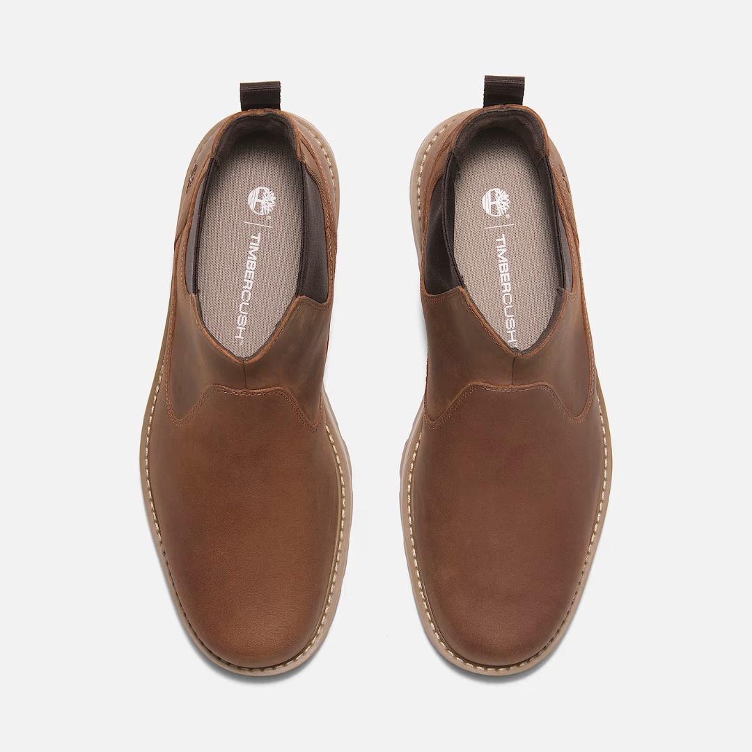 Timberland Stivale Chelsea Britton Road Mid Rust Full Grain