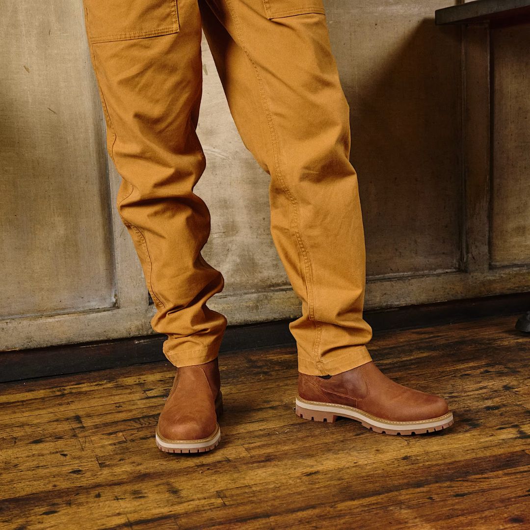 Timberland Stivale Chelsea Britton Road Mid Rust Full Grain