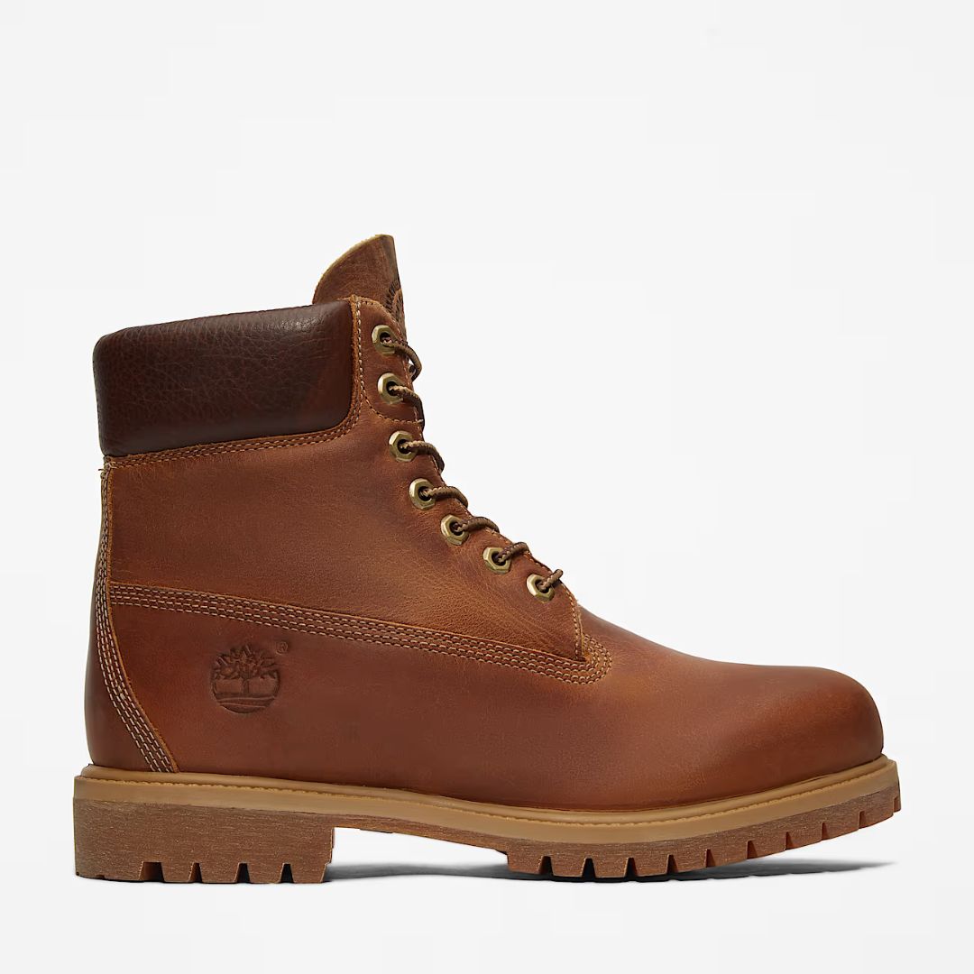 Timberland TB1270942141 Premium 6-Inch Stivaletti Uomo Marrone