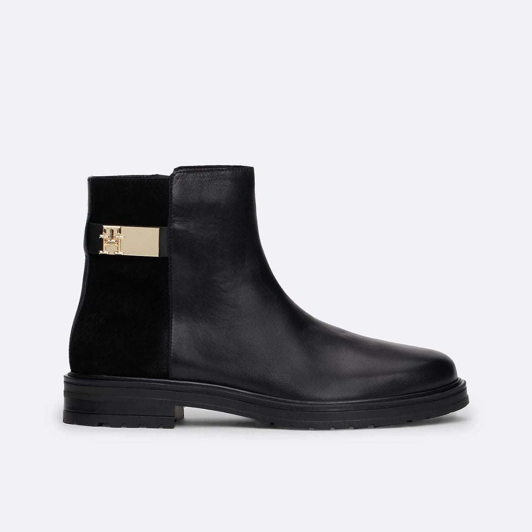 Tommy Hilfiger Stivaletto in Pelle Black