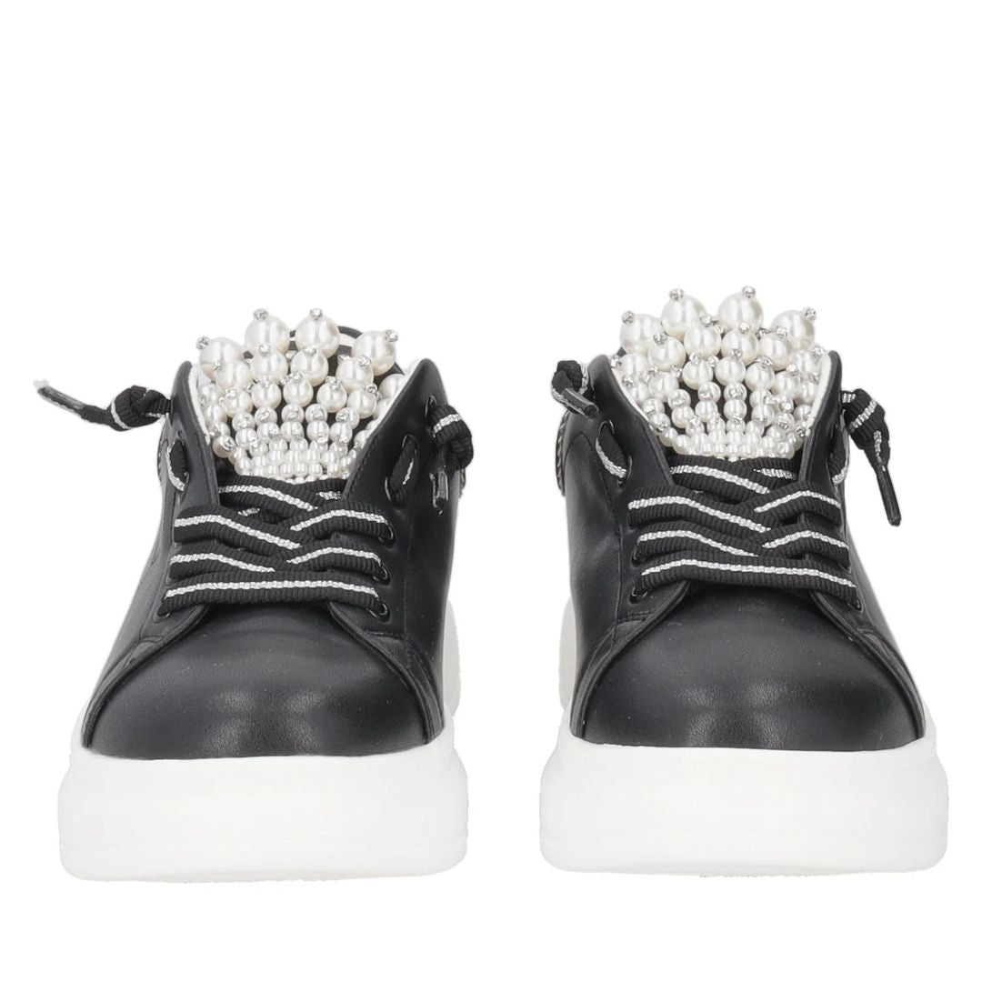 Tosca Blu Sneakers Bellatrix con Perle Nero