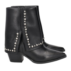 Tosca Blu Stivaletto Nevado in Pelle con Borchie Nero