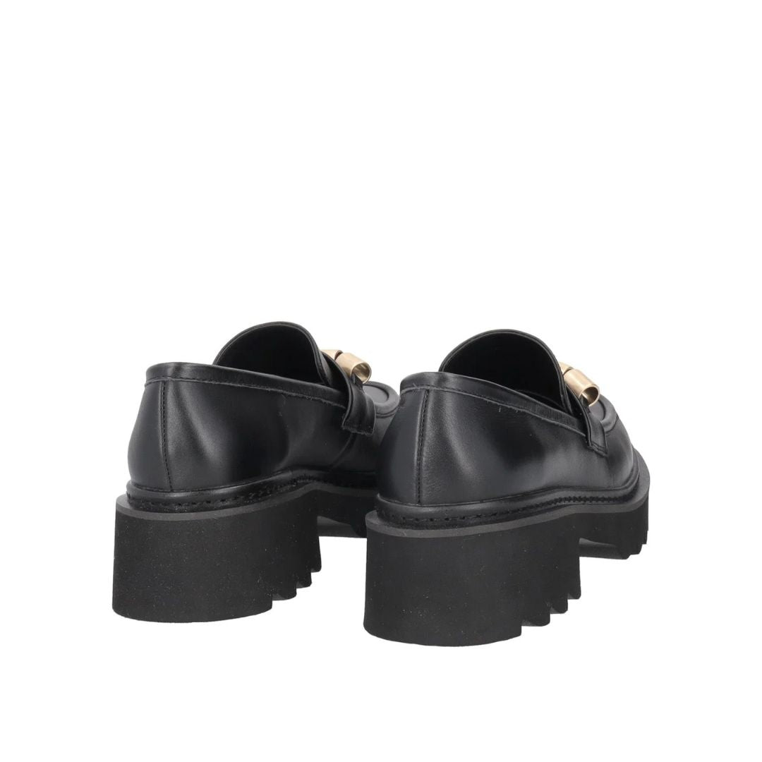 Tosca Blu Mocassino Shasta in Pelle Nero