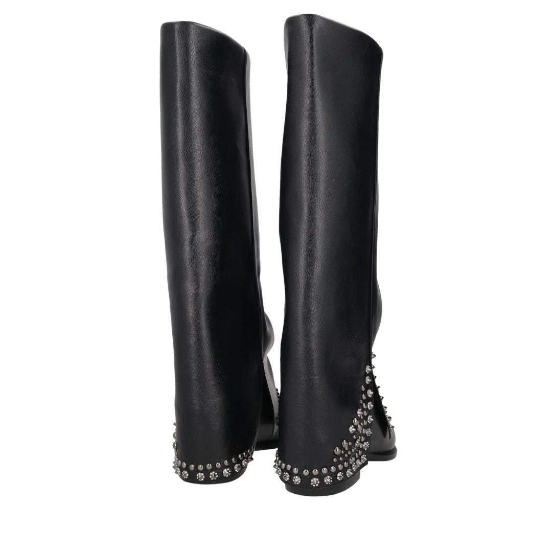 Tosca Blu Giselle S332 Stivali con Borchie Donna Nero