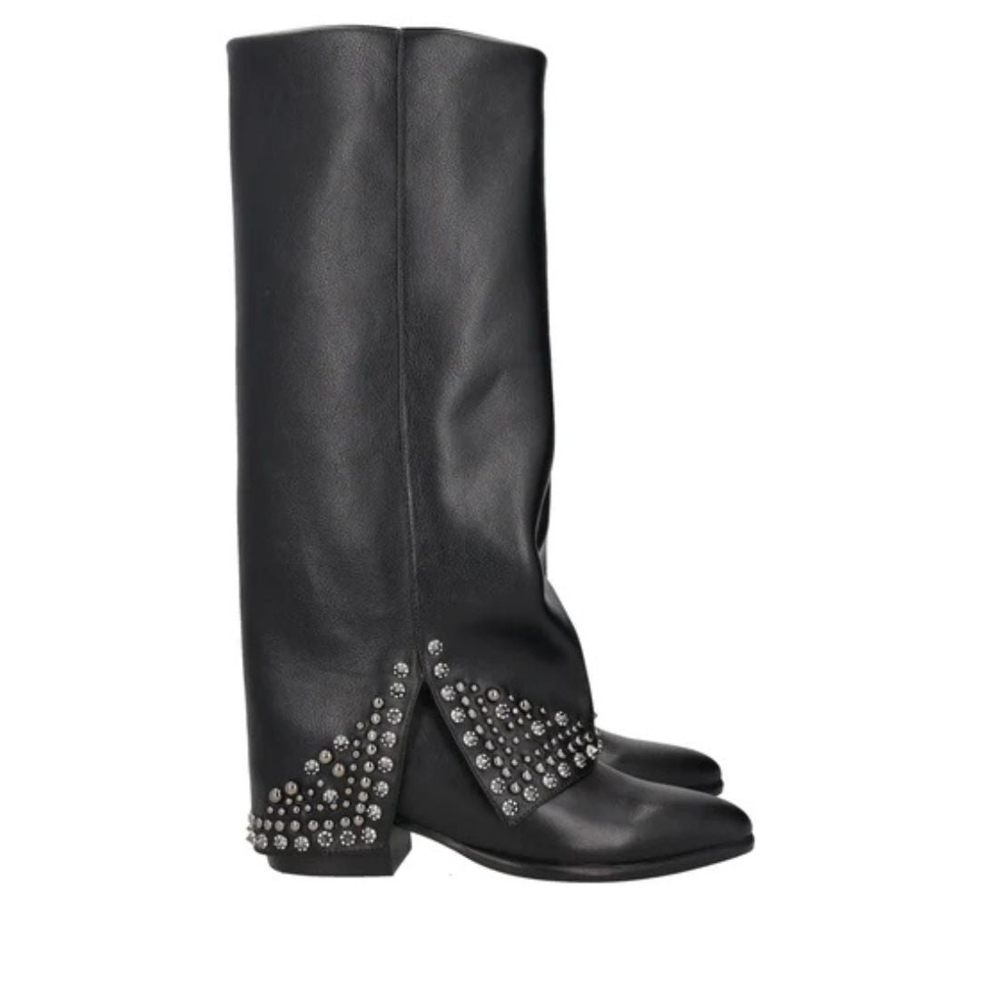 Tosca Blu Giselle S332 Stivali con Borchie Donna Nero