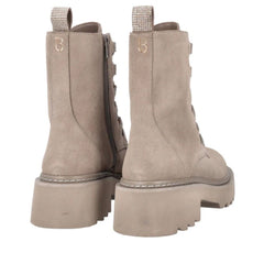 Tosca Blu Lea S372 Stivaletti in Pelle Scamosciata Donna Fango