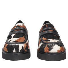 Tosca Blu Louise S388 Mocassini in Pelle Animalier Donna Nero