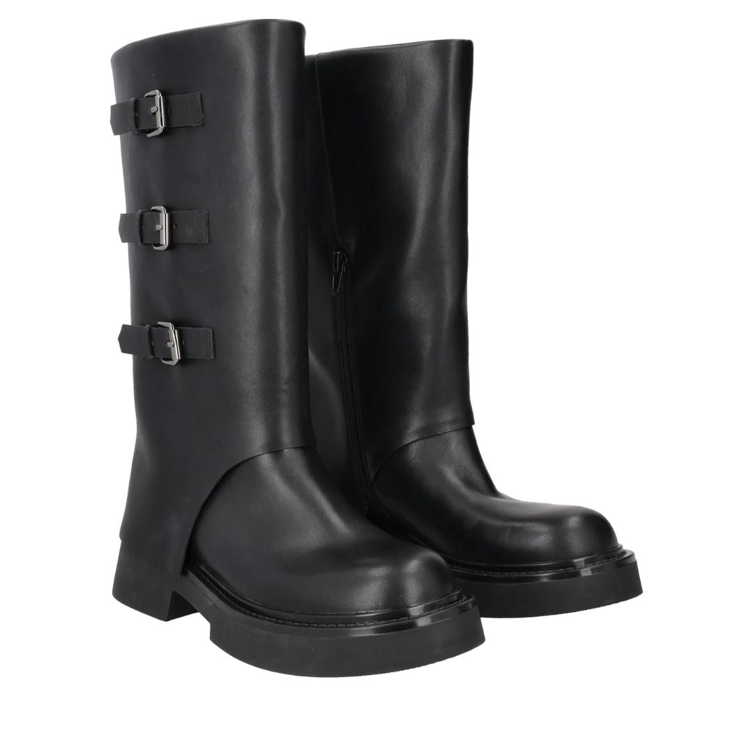 Tosca Blu Mathilde S412 Stivali con Fibbie Donna Nero