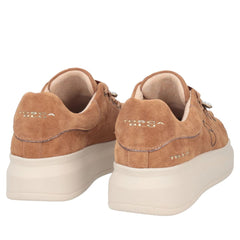 Tosca Blu Chic S003 Sneakers in Pelle Scamosciata con Ape Gioiello Donna Cuoio