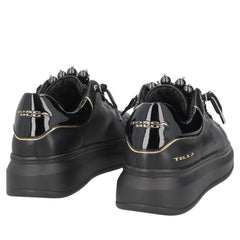 Tosca Blu Chic S007 Sneakers Slip-on con Perle Donna Nero
