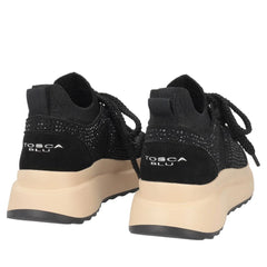 Tosca Blu Chill Out S080 Sneakers con Microstrass Donna Nero