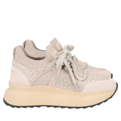 Tosca Blu Chill Out S080 Sneakers con Microstrass Donna Sabbia