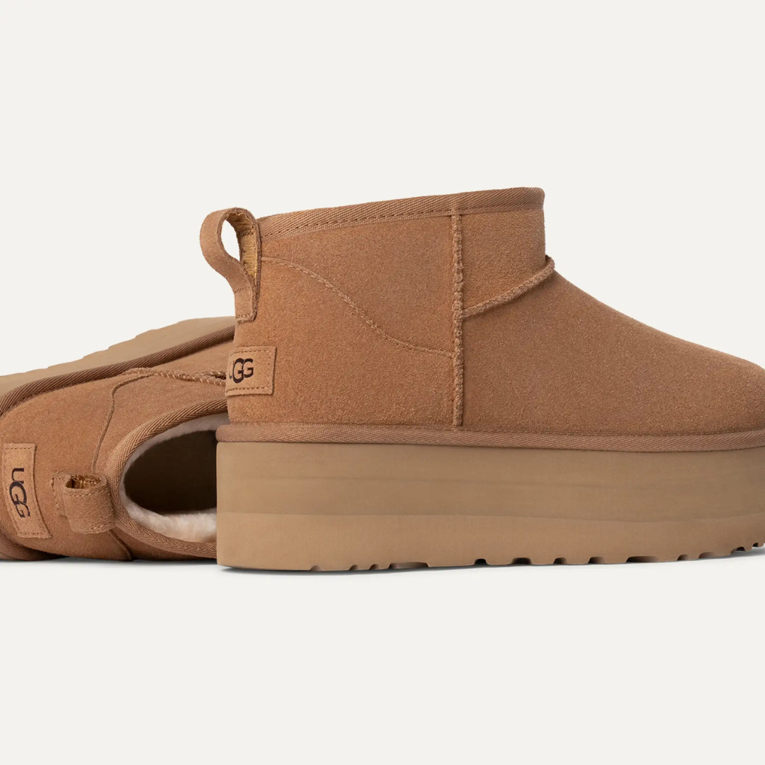 UGG 1135092 Classic Ultra Mini Platform Stivaletti Donna Chestnut